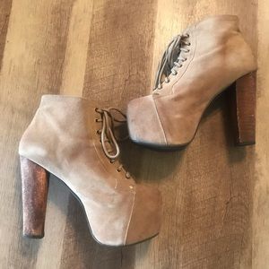 Jeffrey Campbell Lita Tan Suede